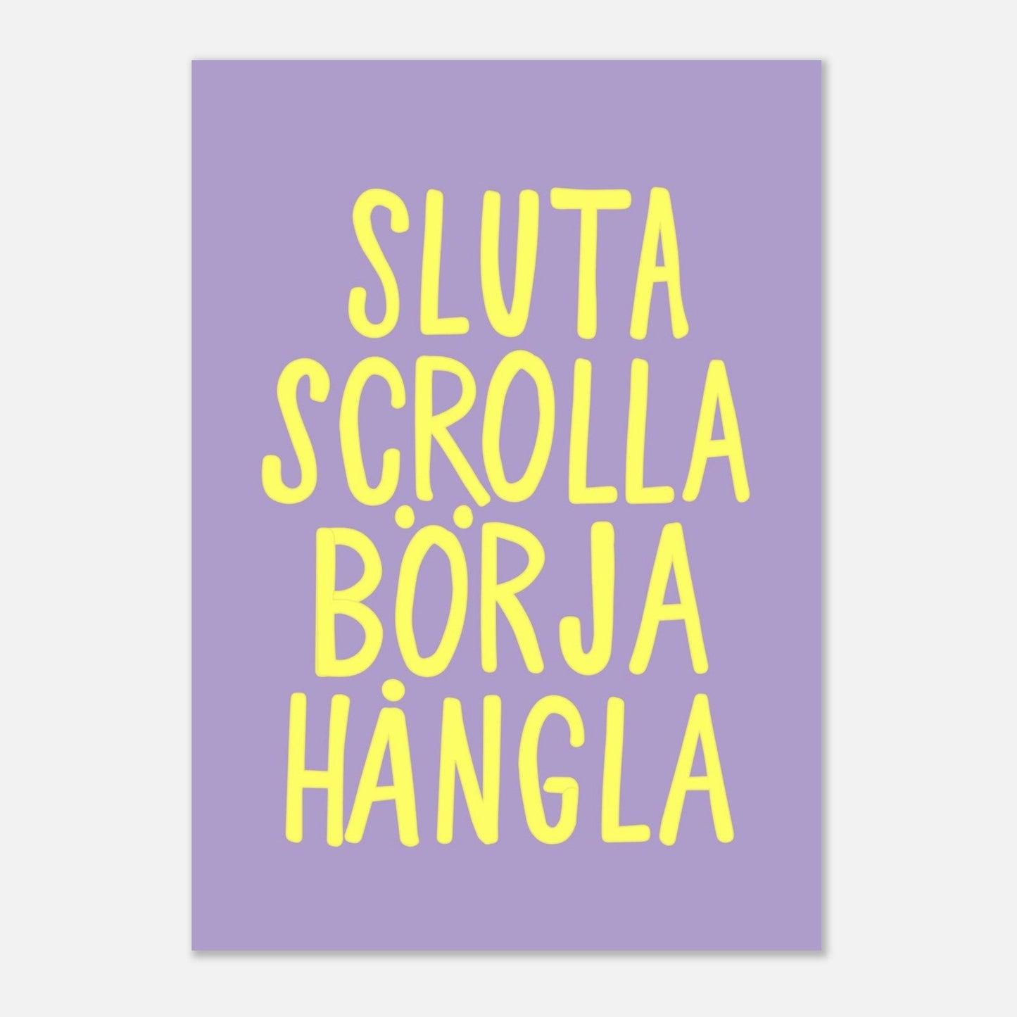 Sluta scrolla börja hångla