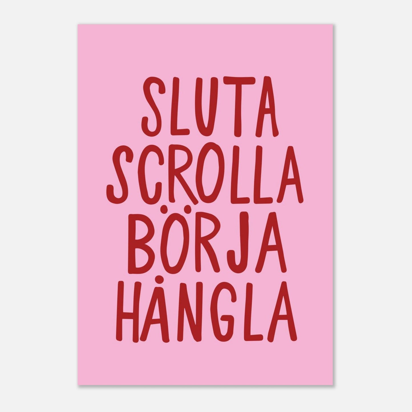 Sluta scrolla börja hångla