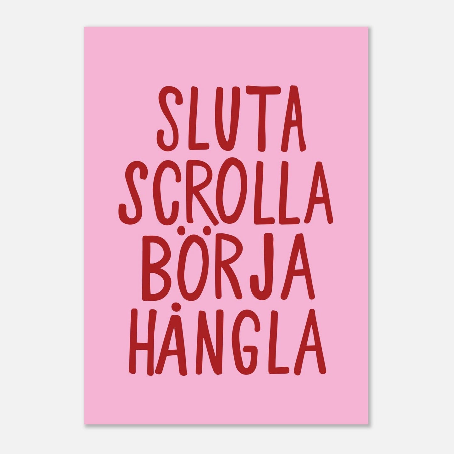 Sluta scrolla börja hångla