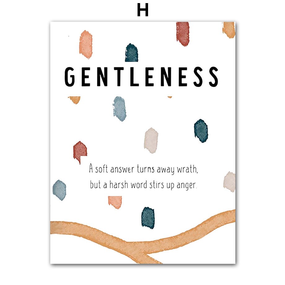 Poster Kinderzimmer Regenbogen Frieden Blume Herz Kerze I Kinderzimmer Bilder I Wand Deko I Kunst Druck I Deko Print I ohne Rahmen