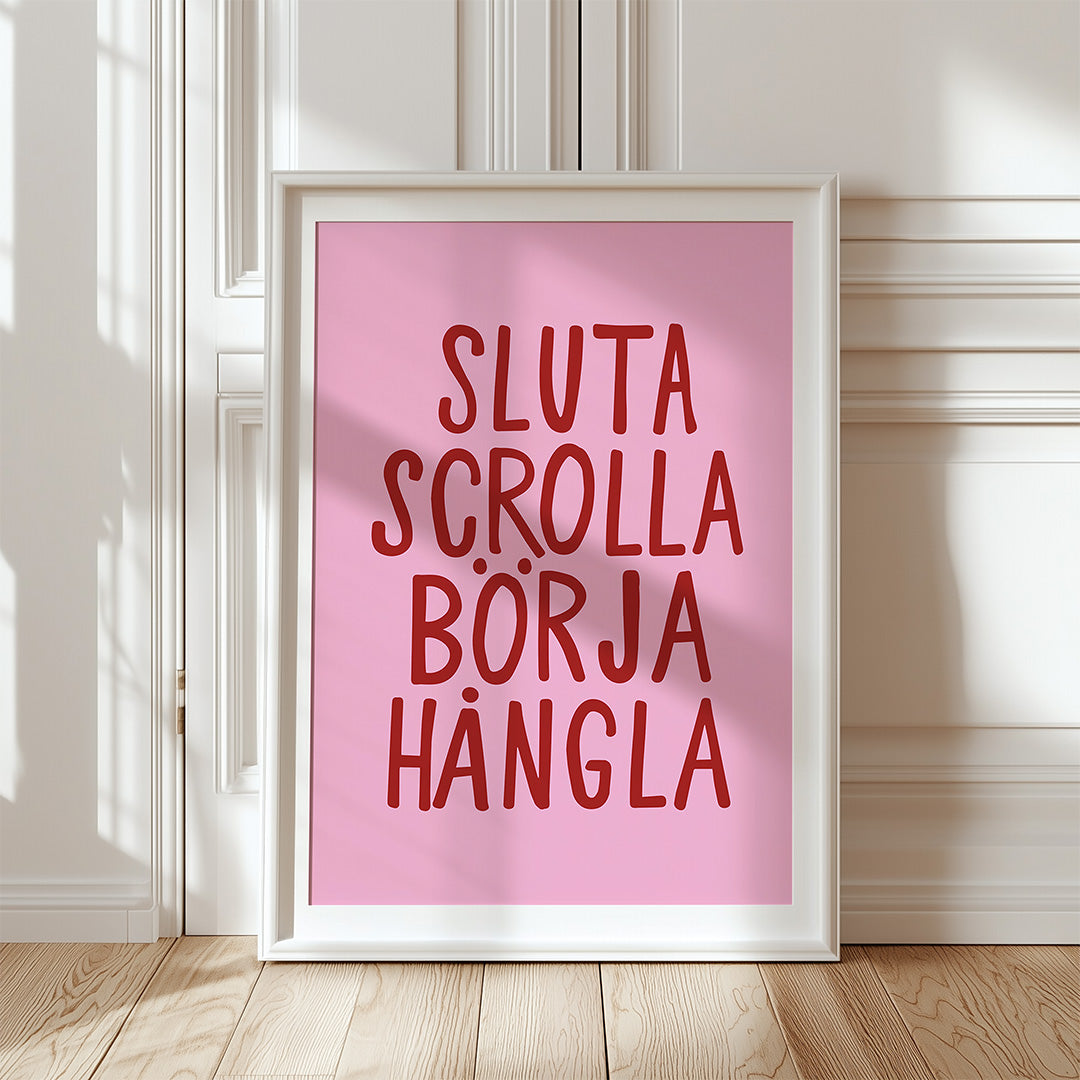 Sluta scrolla börja hångla